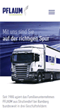 Mobile Screenshot of pflaum-logistik.de